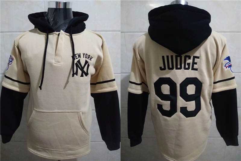 New York Yankees 99 Judge Cream All Stitched Pullover Hoodie,We sell and wholesale New York Yankees 99 Judge Cream All Stitched Pullover Hoodie on line form chian!